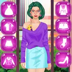 Fashion Model Dress up icon