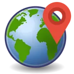 Save, organize & share map pla icon