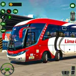 US Bus driving bus Driver 3D icon