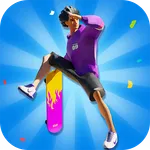 Simple Skateboarding icon