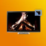 TV Fireplace using Chromecast icon