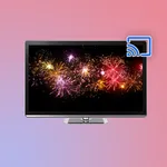 Fireworks on TV for Chromecast icon