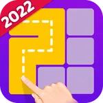 Fill Square:one line puzzle icon