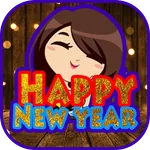 new year stickers icon
