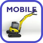 Hydraulic excavator training icon