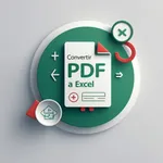Convert PDF to Excel icon