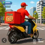 Bike Rider Food Delivery Boy icon