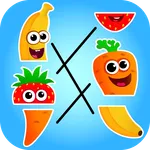 Funny Food Kids Learning Games icon