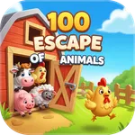 Escape of 100 Farm Animals icon