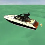 Water boat simulator 3d game icon