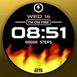 Animated Fire Watch Face icon