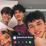 American Boys Fake Call &Video icon