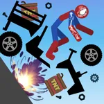 Falling Stickman Ragdoll 2D icon