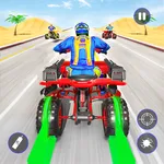 Quad Bike Traffic Shooting Gam icon