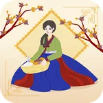 Numbers in Korean language icon