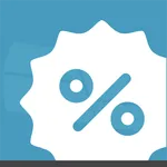 Discount shopping calculation icon