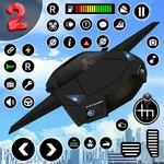 Flying Car Robot Shooting Game icon