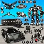 Flying Hawk Robot Car Game icon