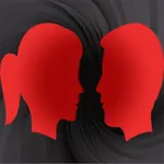 Psychology of men and women icon