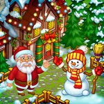 Farm Snow - Santa family story icon