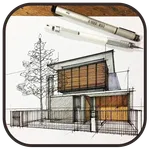 Creative Architecture Drawing icon