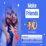 FriendFin: Make Friends Online icon