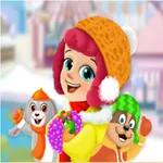 Cute girl's juice - Fruit Matc icon