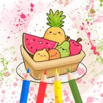 Fruits Coloring Book & Drawing icon