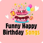 funny happy birthday song icon