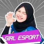 Girls esport WA stickers icon