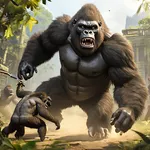 Angry Wild Gorilla Animal Game icon