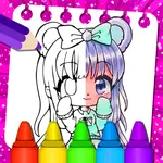 Gacha Anime Coloring Book Life icon