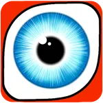 Eye color lens icon