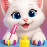 Kitty Nail Salon Daycare Cute icon