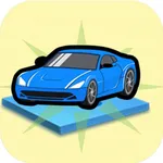 merge car town tycoon game car icon