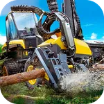 Logging Harvester Truck icon