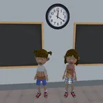 Virtual school games: life 3D icon