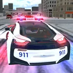 American i8 Police Car Game 3D icon