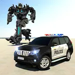 Police Robot Car Transform War icon