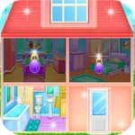 games girls room cleaning icon