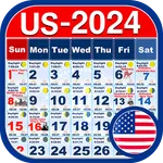 US Calendar 2024 icon