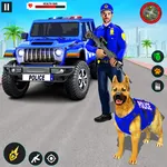 Police Dog Crime Jeep Chase icon