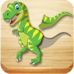 Dinosaur puzzle icon