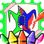 banban Garten 2 coloring game icon