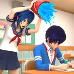 Anime highschool Bad Girl Game icon