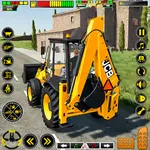 Excavator Crane Road Builder icon