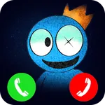 Rainbow Friends fake call icon