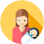 Mum and Baby icon