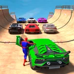 Superhero Car: Mega Ramp Games icon