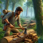 Wood Cutting Idle Lumberjack icon